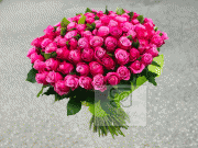 Bukiet Róż 75 szt 60 cm